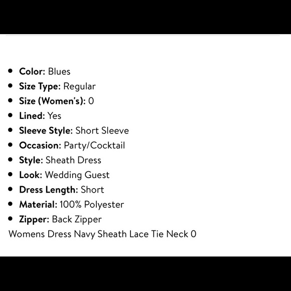 BETSEY JOHNSON SHEATH LACE NECKTIE DRESS SZ 8 - Picture 3 of 15